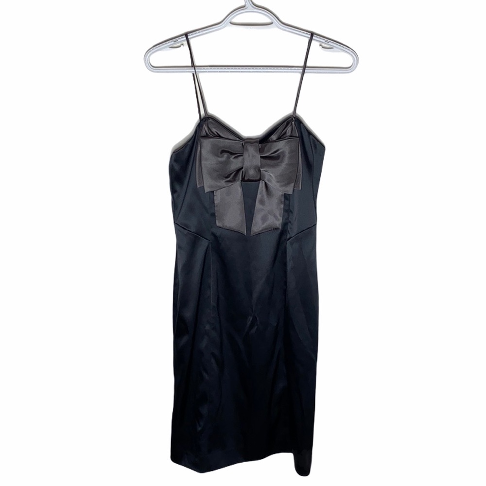 Night Way Collections satin bow cocktail dress size 4